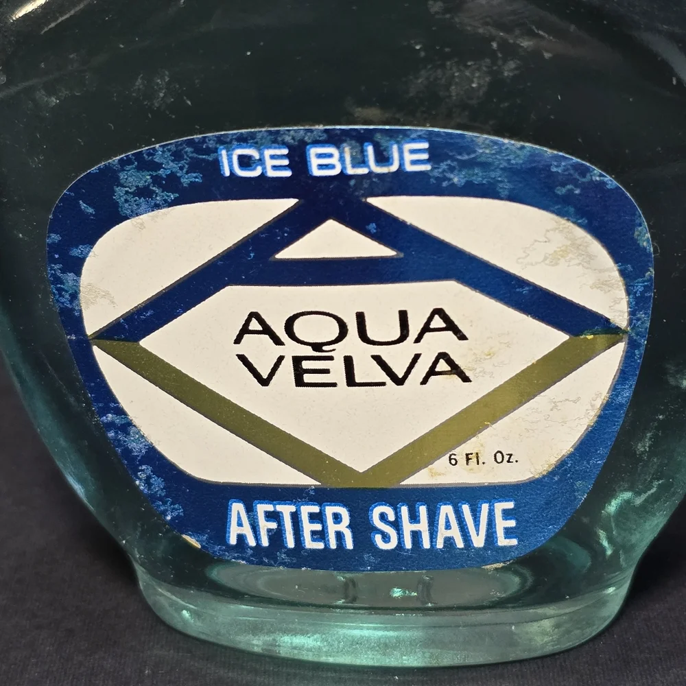 Vintage AQUA VELVA ‘Ice Blue’ After Shave 6 oz JB Williams Co.